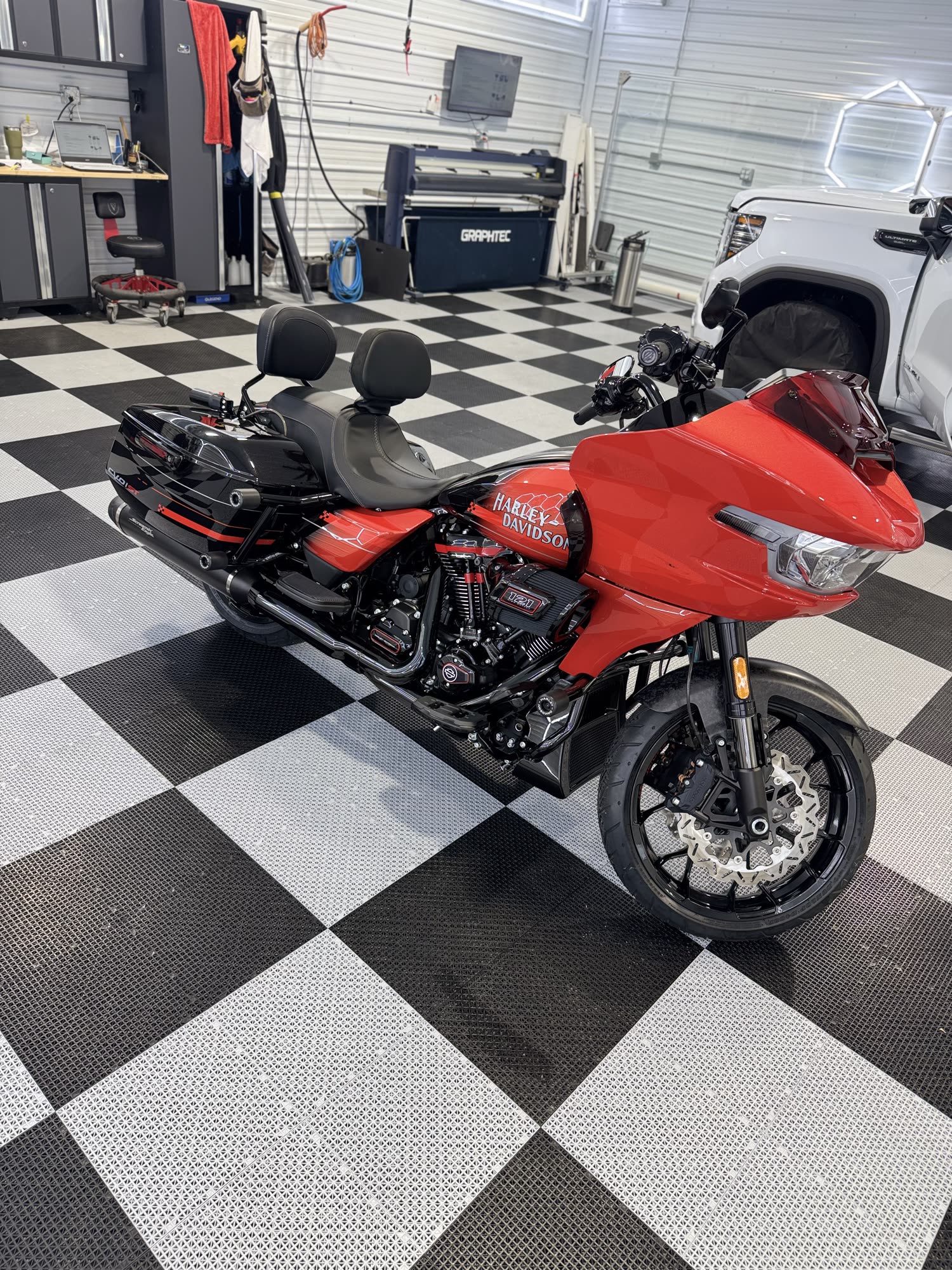 Ceramic coating on a Harley-Davidson in Lewisburg, PA