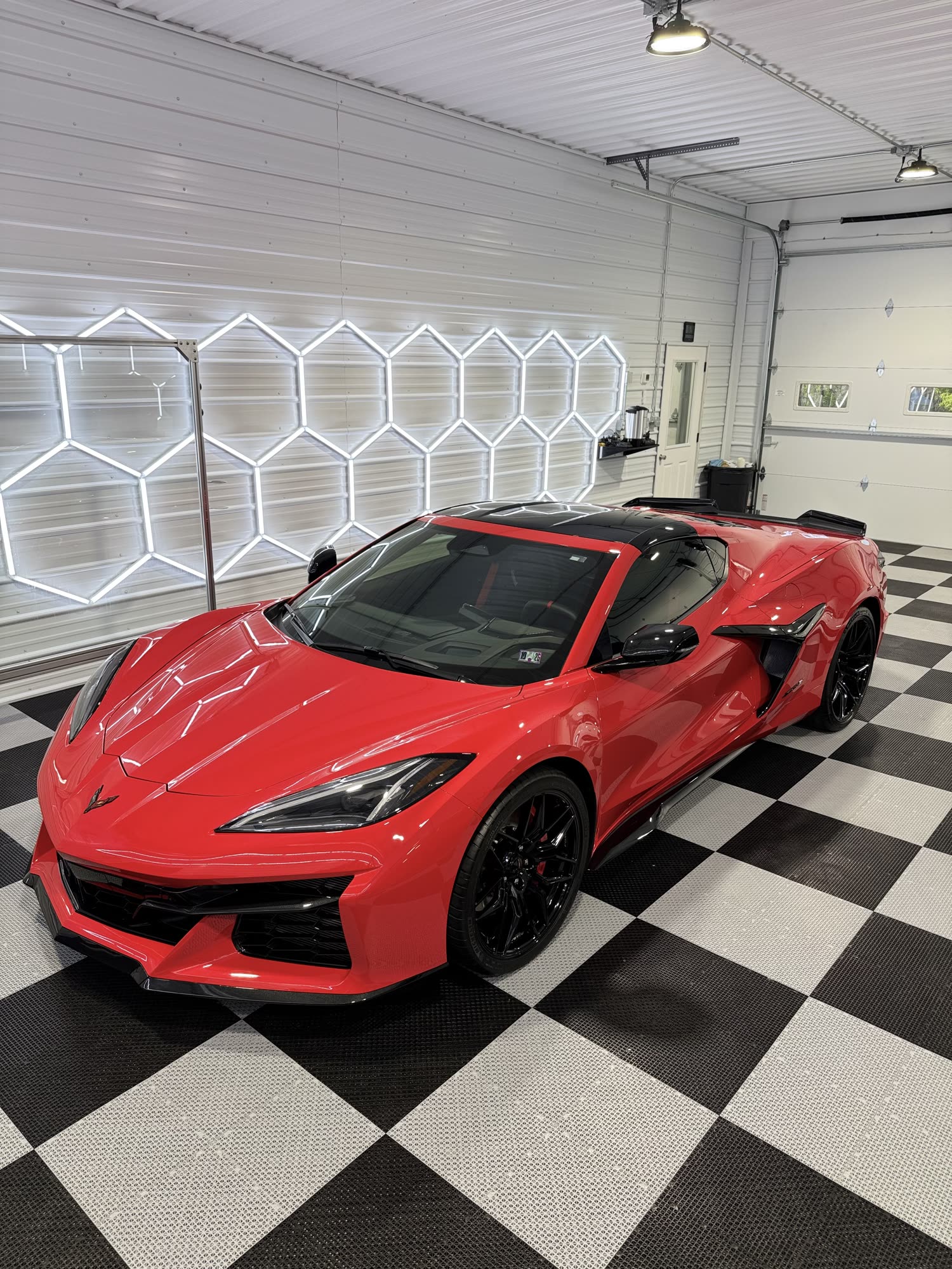 Ceramic coating on a Chevrolet Corvette Z06 in Lewisburg, PA