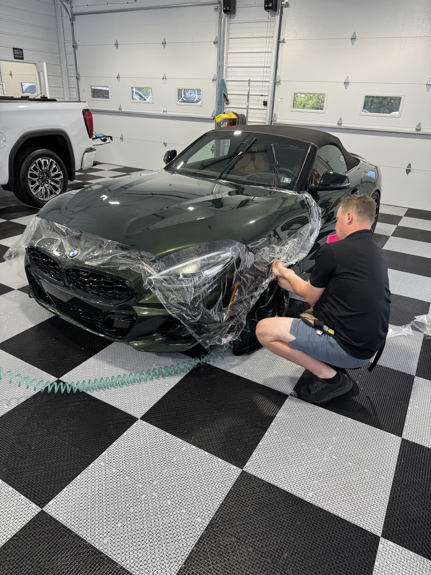 Paint protection film on a BMW in Lewisburg, PA