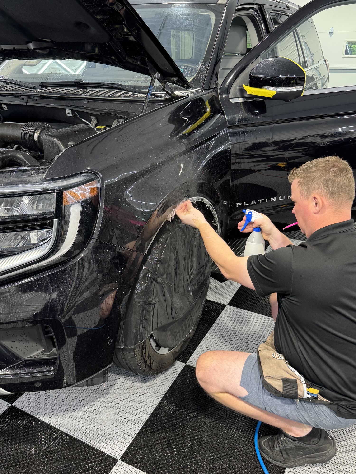 Paint protection film on a GMC Yukon in Lewisburg, PA
